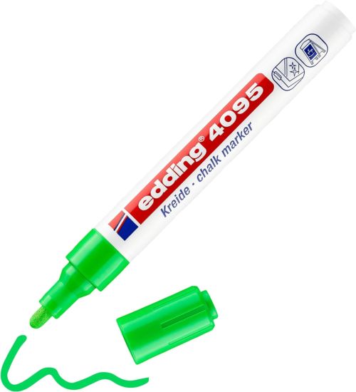C/10 ROTULADOR EDDING 4095 VERDE CLARO MARCADOR TIZA LIQUID