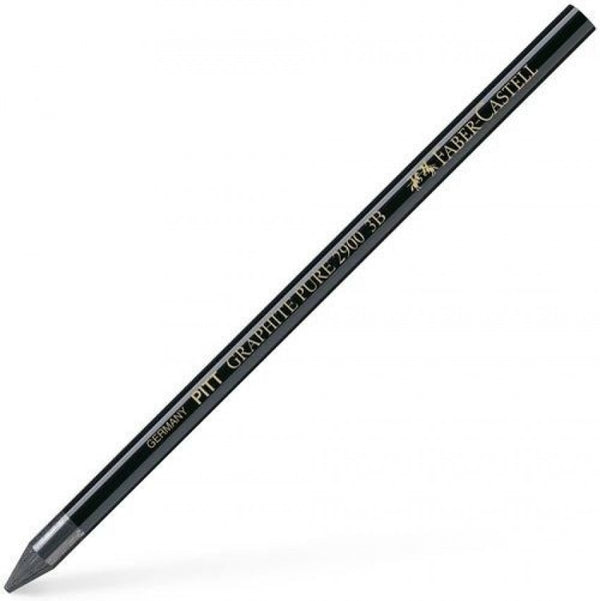 C/6 BARRA GRAFITO PURO 6B EN FORMA DE LAPIZ FABER CASTELL