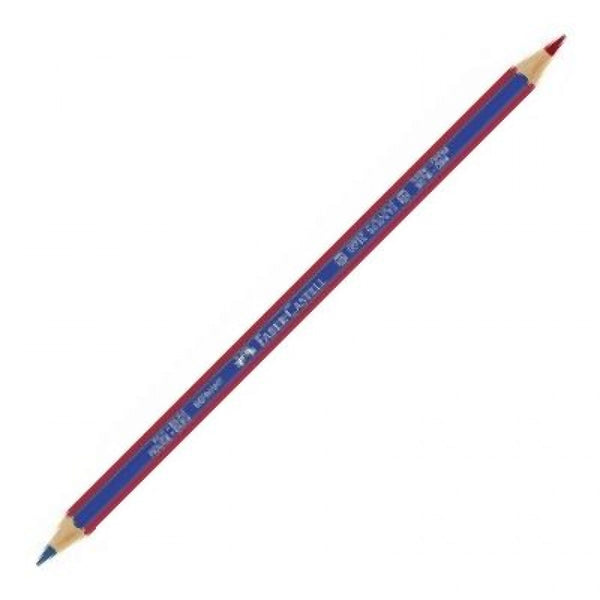 C/12 lapiz bicolor rojo-azul faber-castell