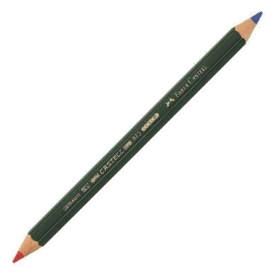 C/12 LAPIZ BICOLOR GRUESO ROJO-AZUL FABER-CASTELL