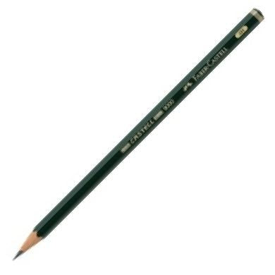 C/12 LAPIZ GRAFITO SERIE 9000 FABER-CASTELL 4H