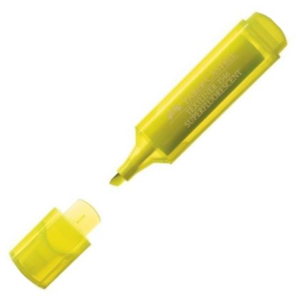 C/10 MARCADORES TEXTLINER 46 AMARILLO FABER-CASTELL