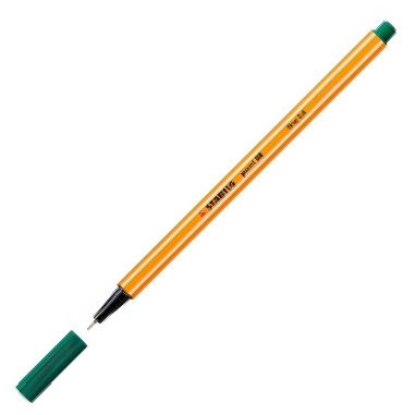 C/10 STABILO POINT 88 VERDE PINO Nº53 PUNTA DE FIBRA 0,4MM.