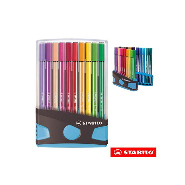 ESTUCHE 20 COLORES COLORPARADE STABILO PEN 68 LIGHT BLUE