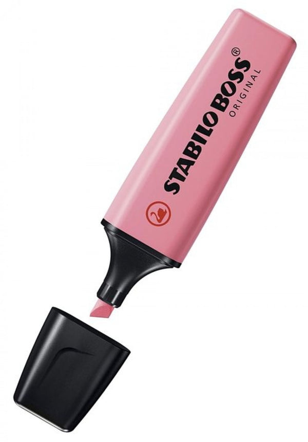 C/10 marcador fluorescente rosa cerezo pastel stabilo boss 70/150