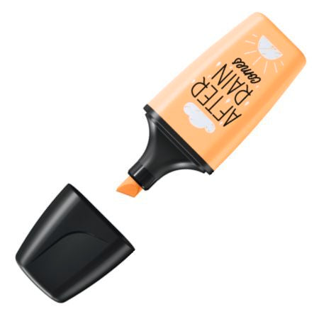 C/10 marcador fluorescente stabilo boss mini pastel naranja pálido