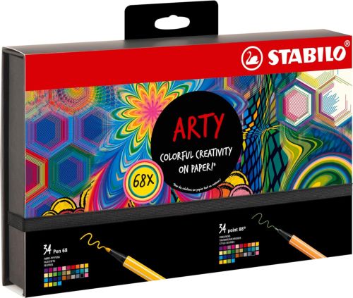 Set stabilo arty line hero 34 pen 68 + 34 point 88