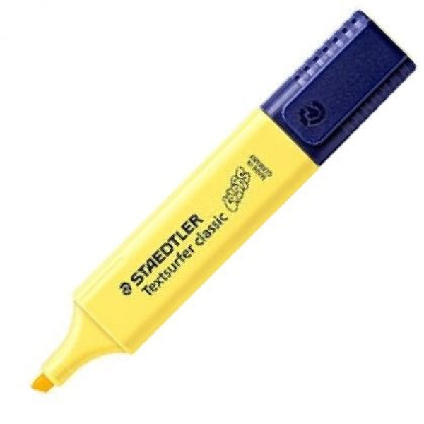 C/10 marcadores fluorescentes amarillo claro texsurfer classic pastel