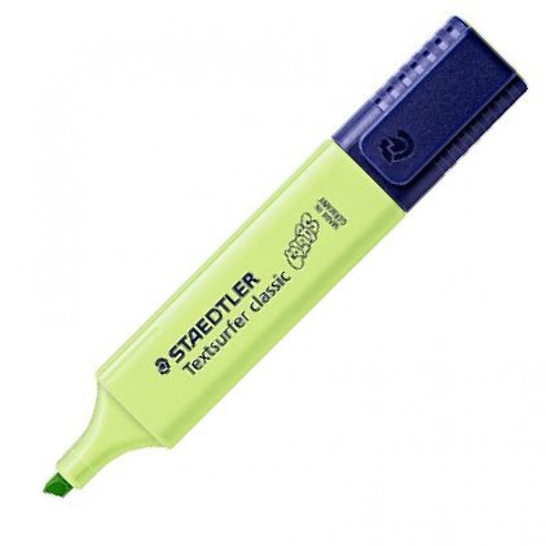 C/10 marcadores fluorescentes verde lima texsurfer classic pastel
