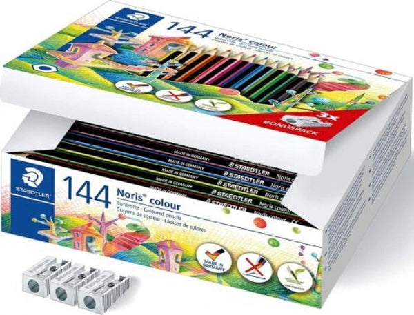 Caja 144 lápices noris colour 185 colores surtidos (12 x color)