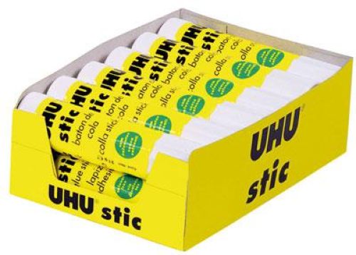 Exp 12 barras pegamento uhu 21g