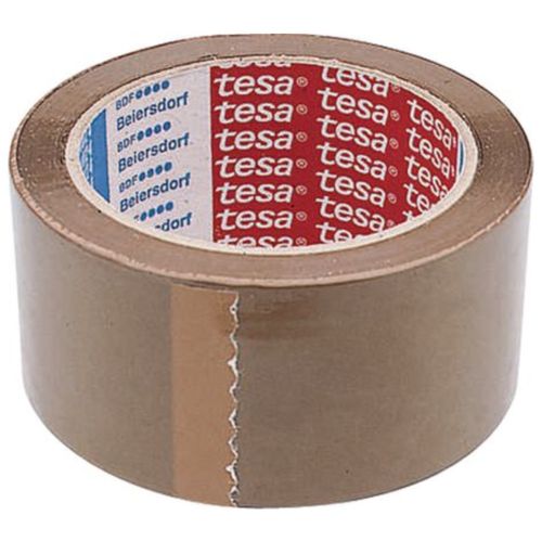 Pack 6 rollos cinta embalaje marron tesapack 4024 66mx50mm poliolefina