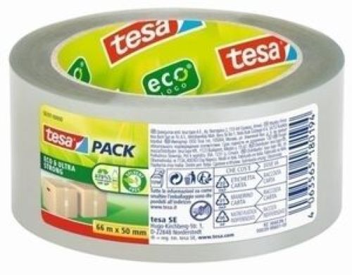 Pack 6 rollos cinta embalaje eco ultrafuerte transparente 66x50mm