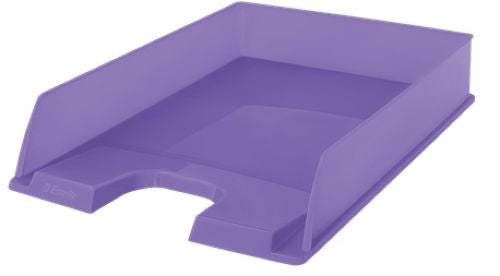 Bandeja portadocumentos sobremesa a4 color lavanda esselte colour breeze