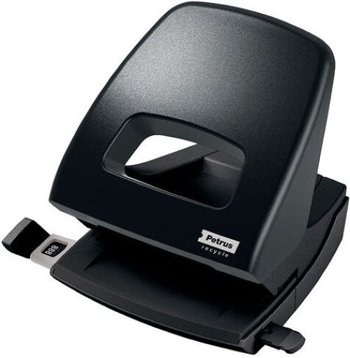 Taladro petrus 85 recycle color negro capacidad 25 hojas