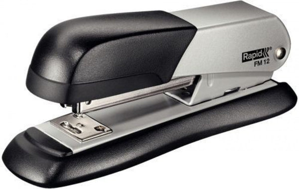GRAPADORA RAPID FM12 METALICA COLOR PLATA 24/6 Y 26/6