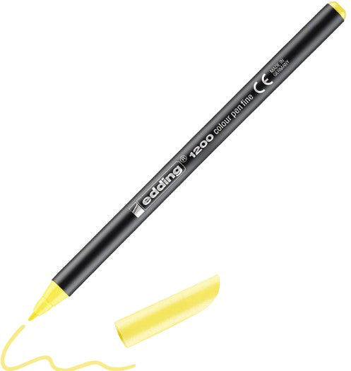 C/10 rotulador edding 1200 pastel amarillo melon 83 punta fibra
