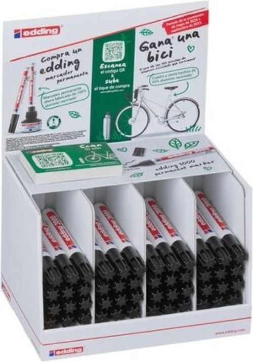 Exp 48 rotulador edding 3000 negro marcador permanente