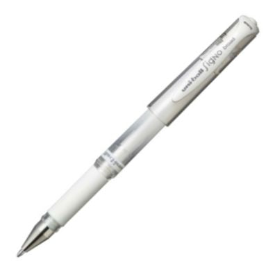 C/12 BOLIGRAFOS UNI-BALL SIGNO BROAD BLANCO 1MM