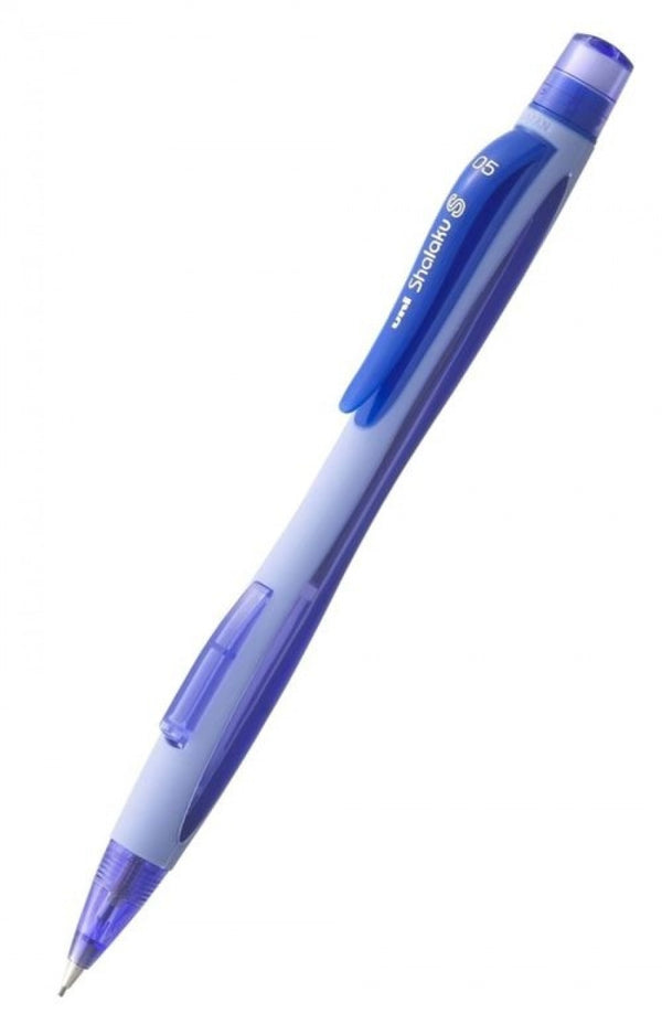 C/12 PORTAMINAS UNI SHALAKU S 0,5MM COLOR AZUL