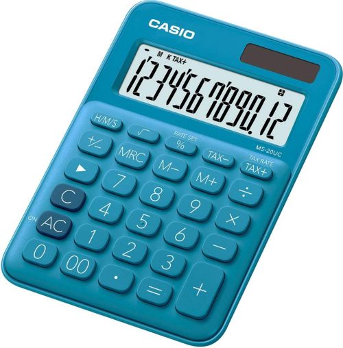 CALCULADORA SOBREMESA MS-20UC COLOR AZUL