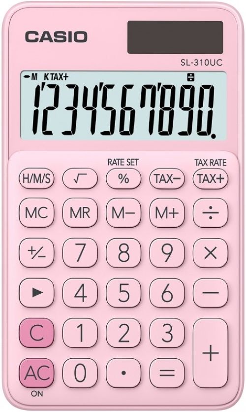 CALCULADORA BOLSILLO SL-310UC COLOR ROSA