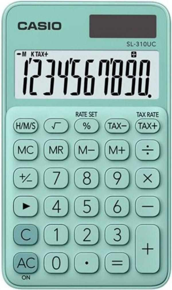 CALCULADORA BOLSILLO SL-310UC COLOR VERDE