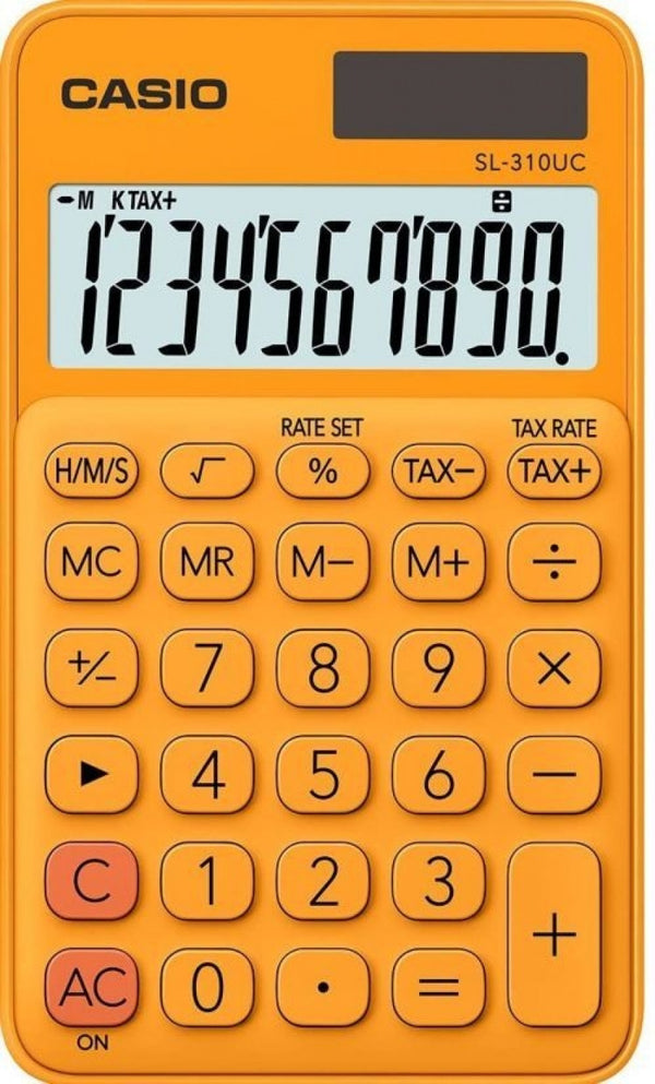 CALCULADORA BOLSILLO SL-310UC COLOR NARANJA