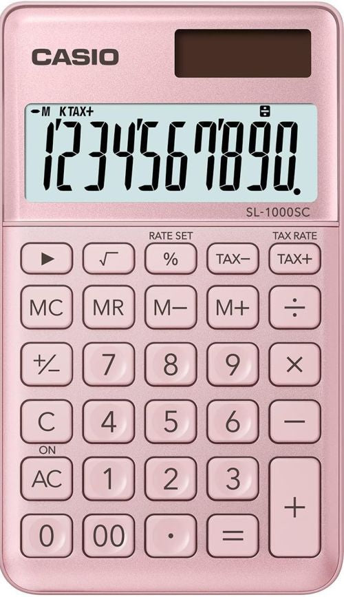CALCULADORA BOLSILLO SL-1000SC COLOR ROSA