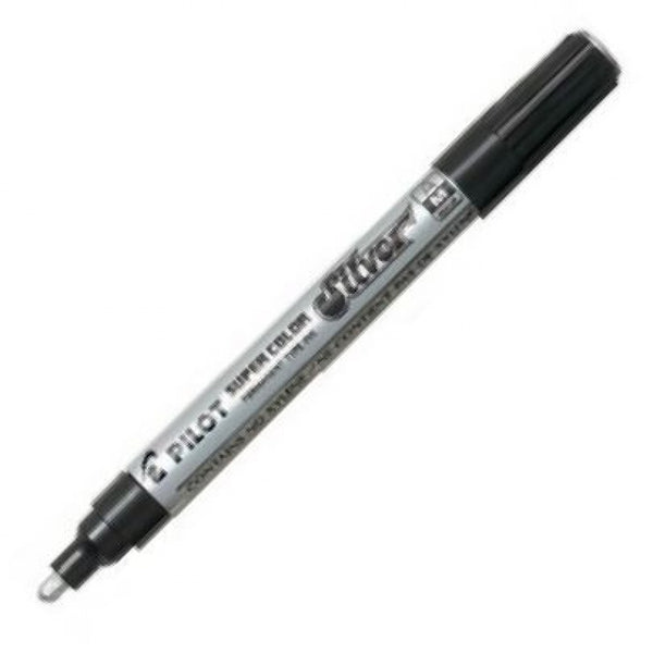 c/12 rotulador super color sc plata permanente punta m