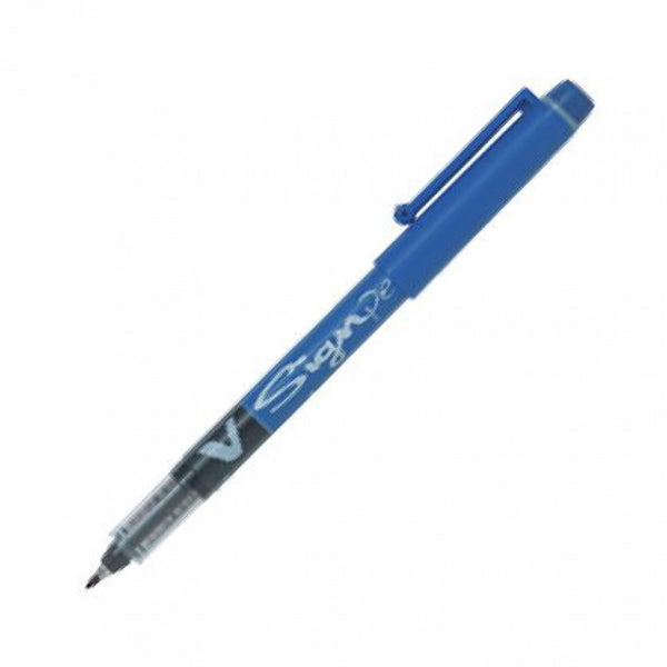 c/12 rotulador vsignpen azul punta 2,0mm tinta liquida