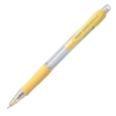 c/12 portaminas cuerpo amarillo supergrip h-185 0,5mm