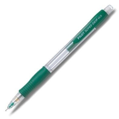 c/12 portaminas cuerpo verde supergrip h-185 0.5mm