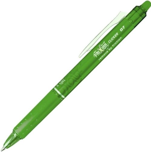 C/12 boligrafo frixion clicker ball 0,7mm verde lima borrable