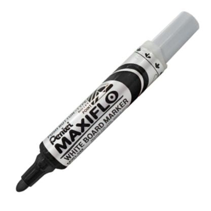 C/12 rotulador para pizarra blanca maxiflo m punta gruesa color negro
