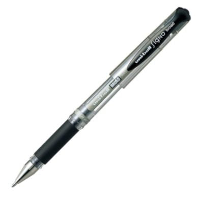C/12 boligrafos uni-ball signo broad negro 1mm