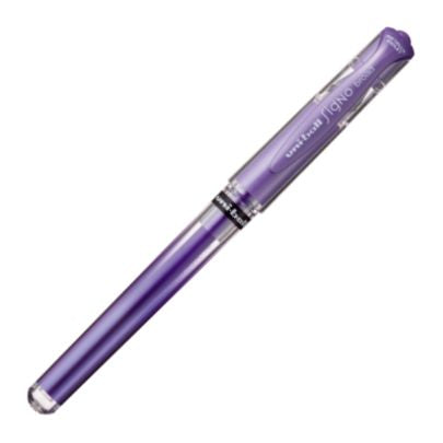 C/12 boligrafos uni-ball signo broad violeta metálico 1mm