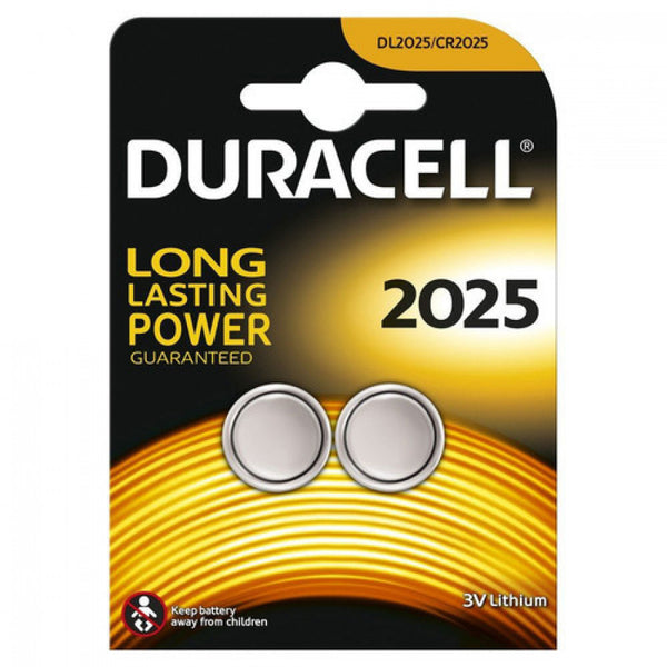 Blister 2 pila de boton duracell cr2025