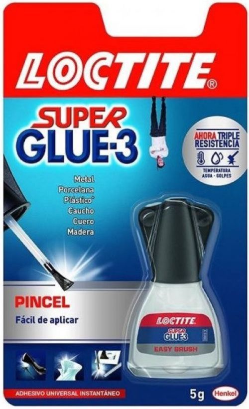 C/9 BLISTER BOTE SUPER GLUE-3 5G CON PINCEL