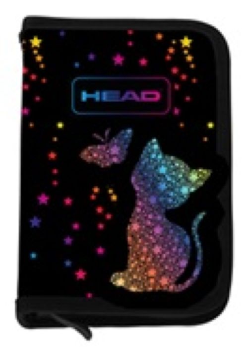PORTATODO DOBLE HEAD GOLDEN EFFECT RAINBOW KITTY AC1