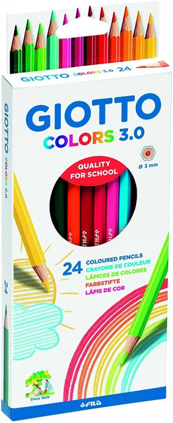 Estuche 24 lápices colores giotto colors 3.0