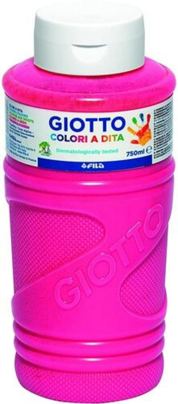 BOTE PINTURA DEDOS GIOTTO 750ML ROSA