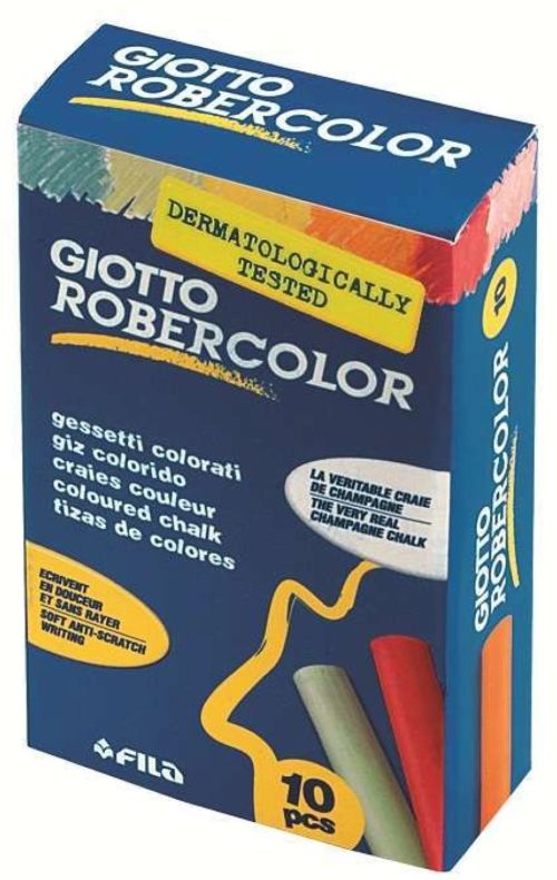 ESTUCHE 10 TIZAS COLORES ROBERCOLOR