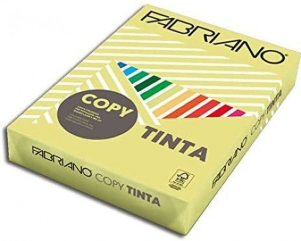 PAQUETE A4 500H 80G COLOR AMARILLO CEDRO FABRIANO