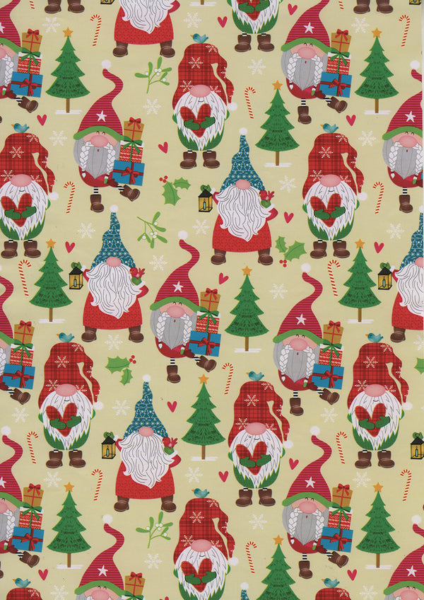 BOBINA PAPEL REGALO FANTASIA NAVIDAD 62CMX7KG