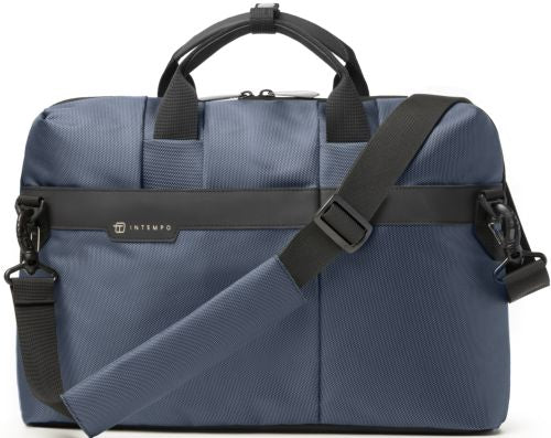 BANDOLERA DOS ASAS SLIM JOB AZUL 43X33X10 CM
