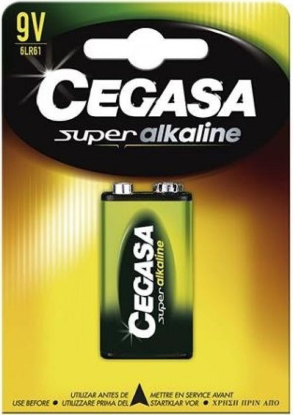 Blister 1 pila cegasa super alcalina 6lr61 9v