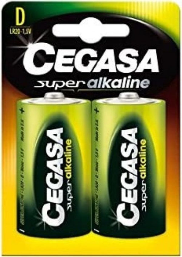 BLISTER 2 PILAS CEGASA SUPER ALC LR20