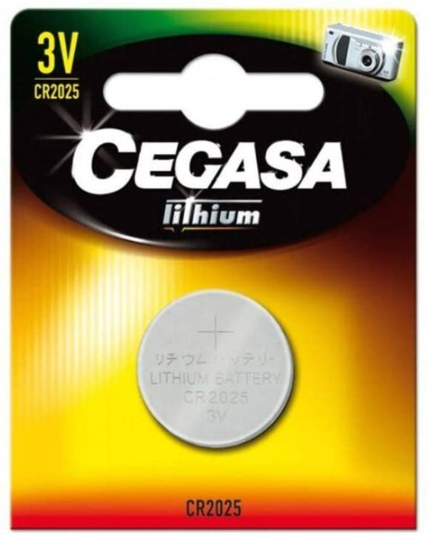 BLISTER PILA CEGASA LITIO BOTON CR2025 3V BT