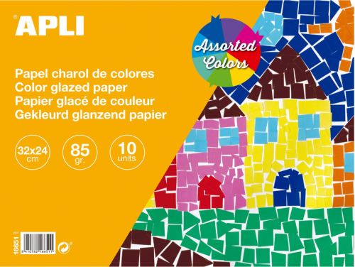 BLOC MANUALIDADES 10H CHAROL COLORES SURTIDOS 32X24CM 85G